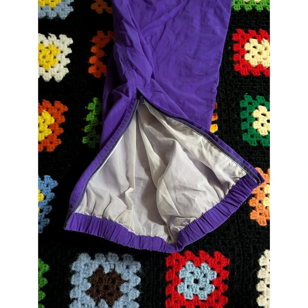 Speedo Vintage Men's Size XL Purple 90s Nylon Lined Active‎ Parachute Pants 24